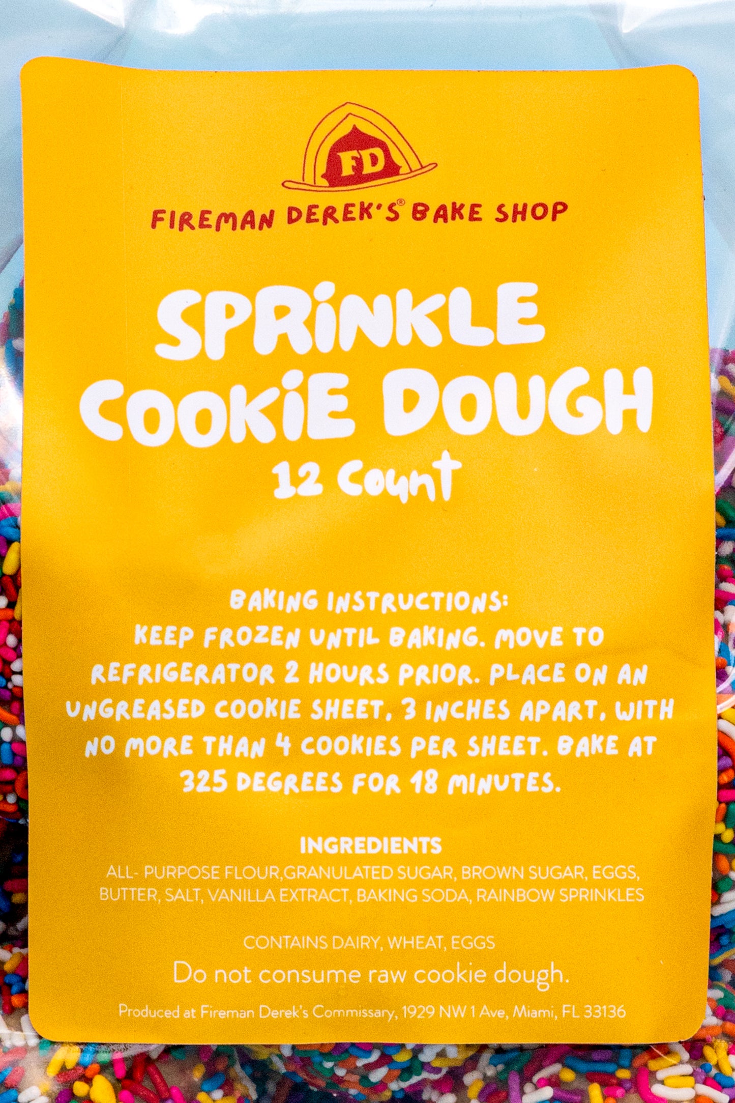 Sprinkle Cookie Dough- Dozen Pack