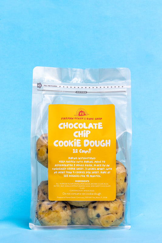 Chocolate Chip Cookie Dough - Dozen Pack