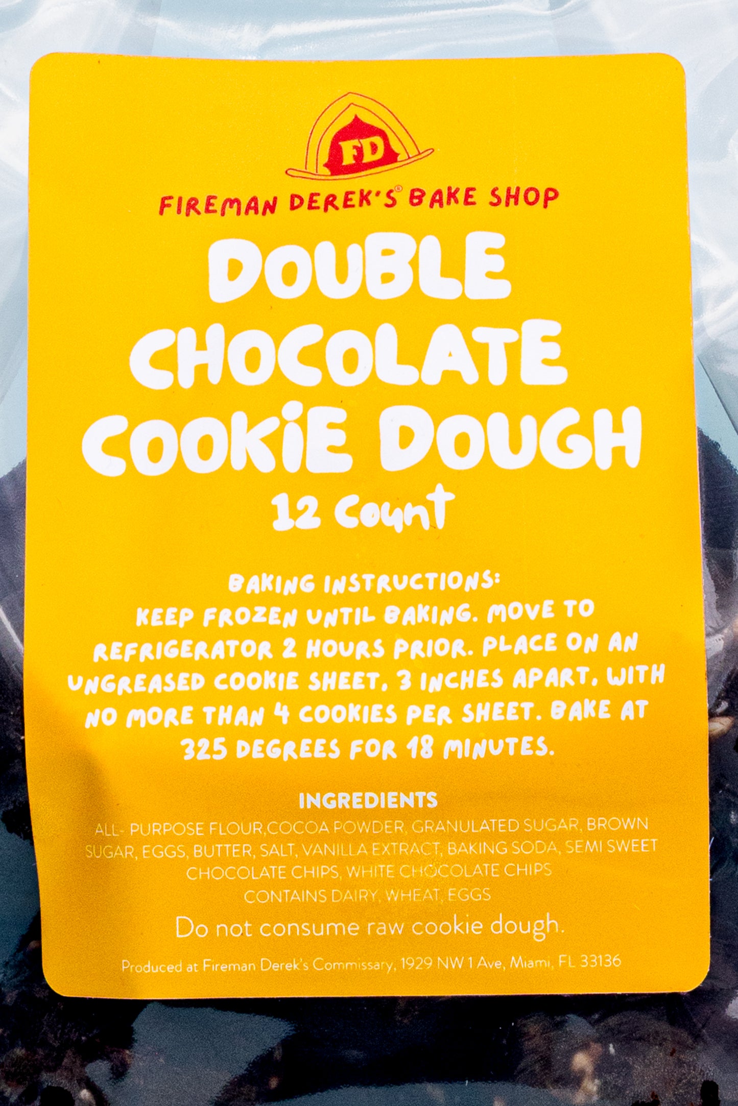 Double Chocolate Cookie Dough- Dozen Pack